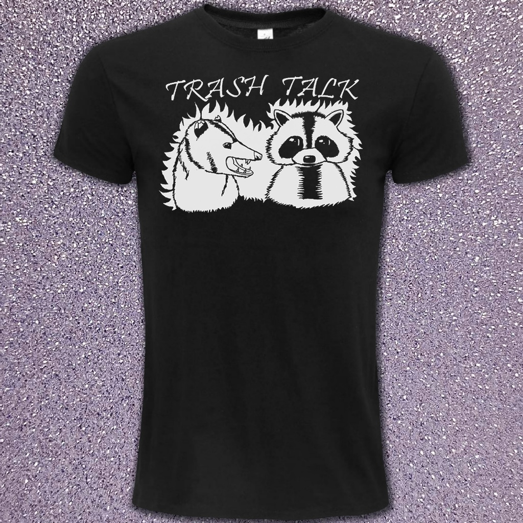 Pochoir Trash Talk (T-Shirt XS Noir)