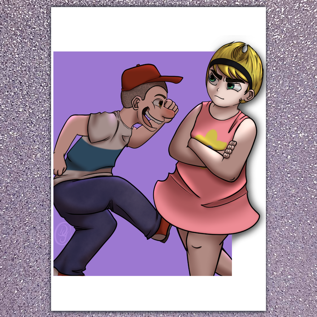 Print Billy & Mandy (A4)