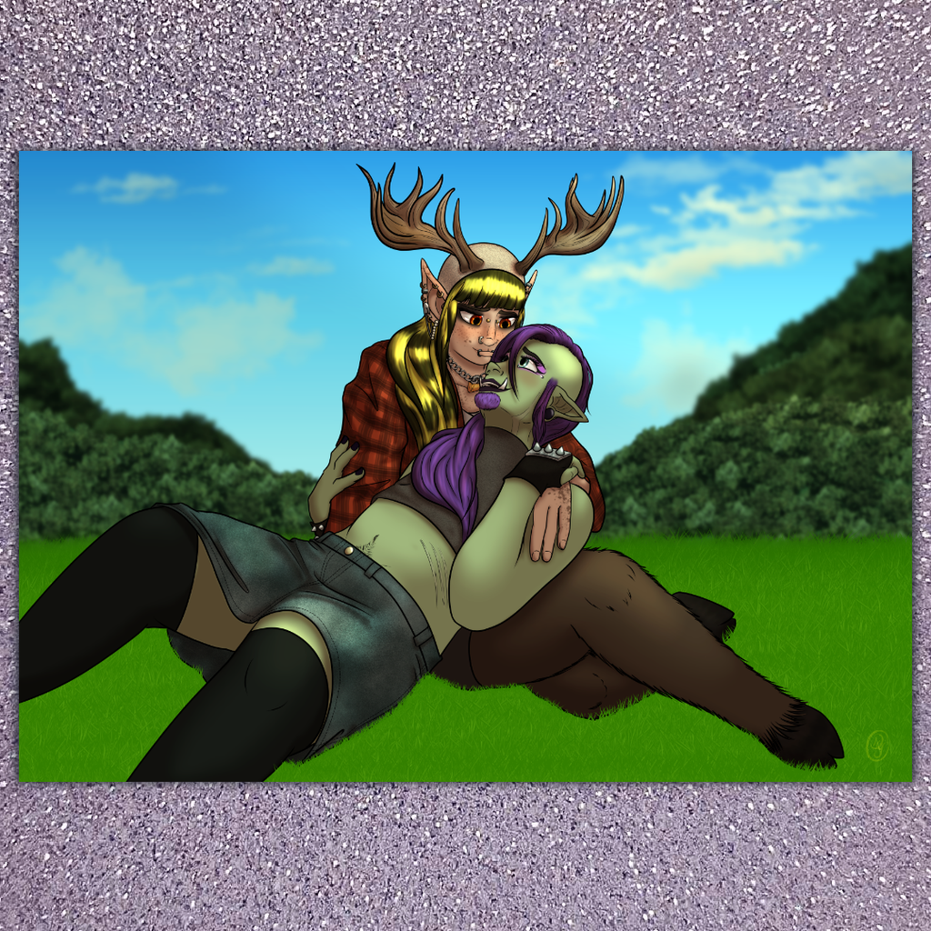 Print Orc x Faun  (A4)