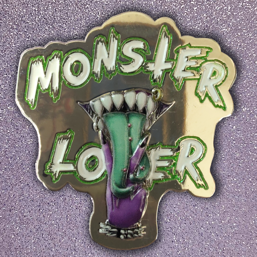 Pins 3D Monster Lover (Paillettes)