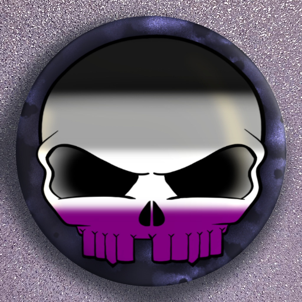 Pins Skully x Pride (Ace, Angry)