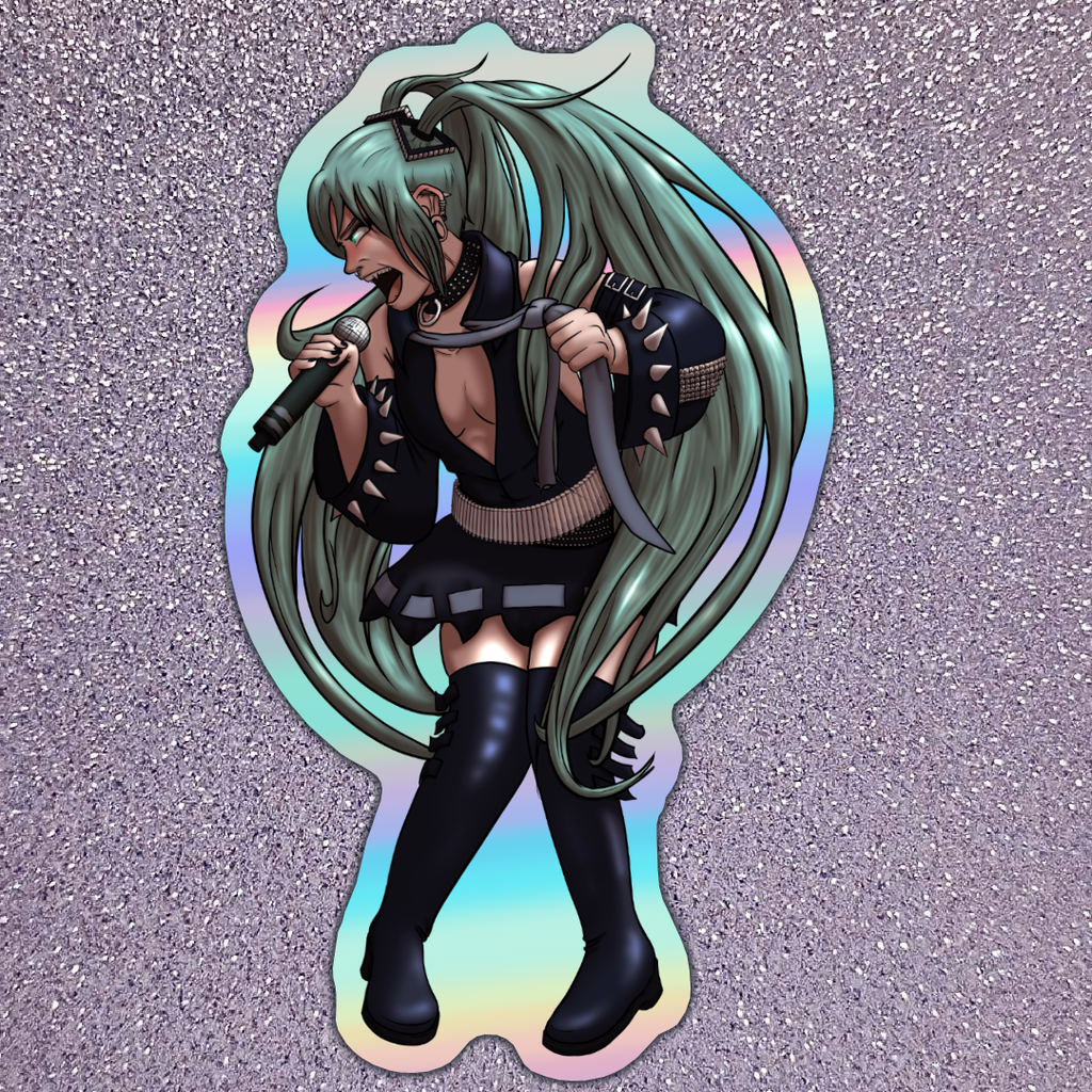 Sticker Hagane Miku (Holographique)