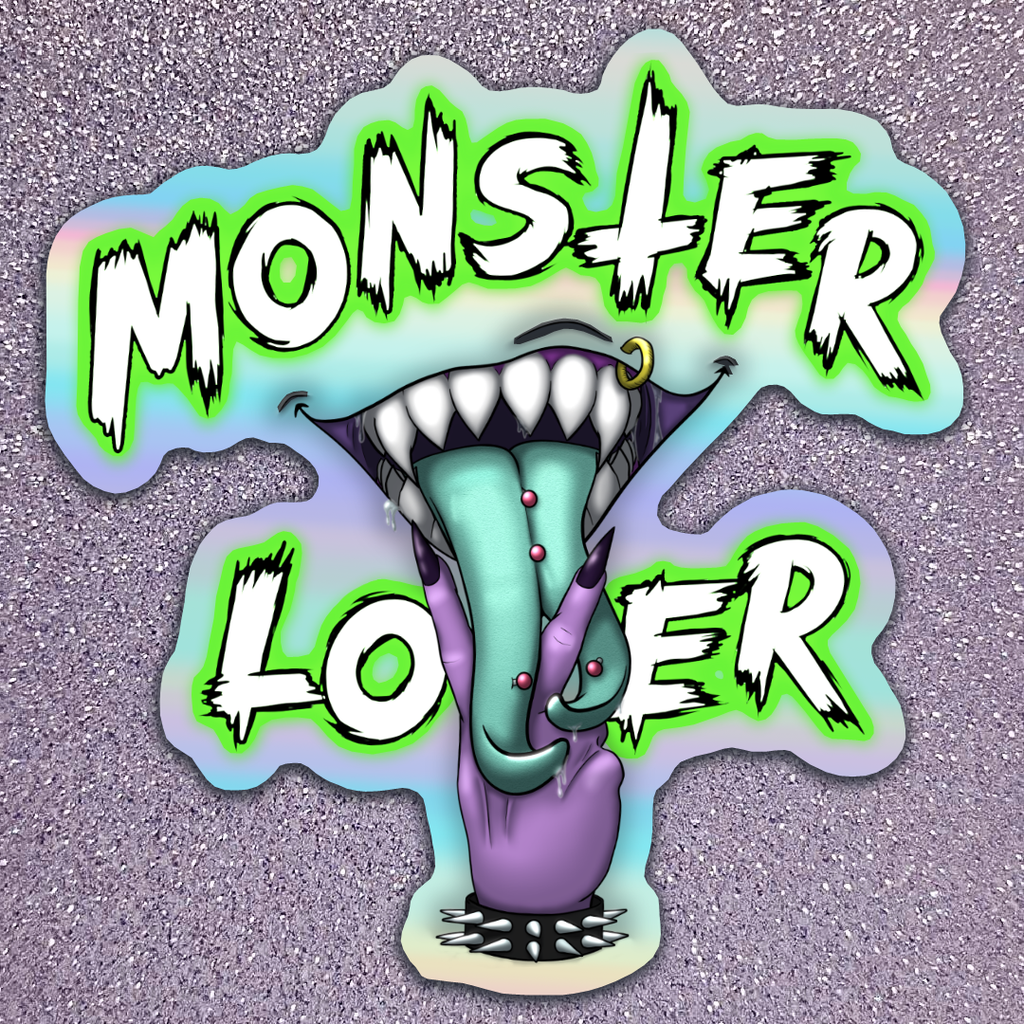 Sticker Monster Lover (Holographique)
